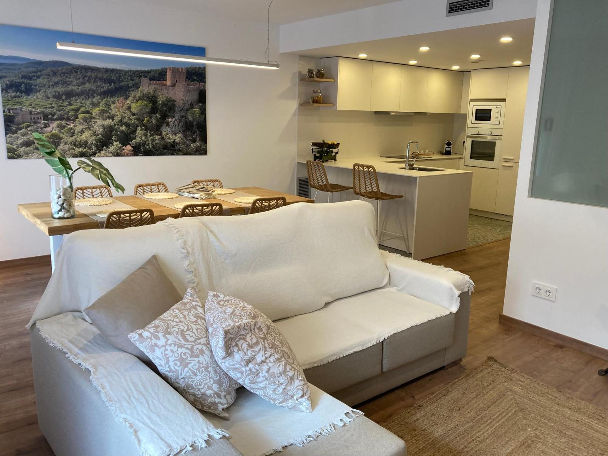 Apartamento céntrico, renovado y con mucho encanto Santa Coloma De Farners Esterno foto